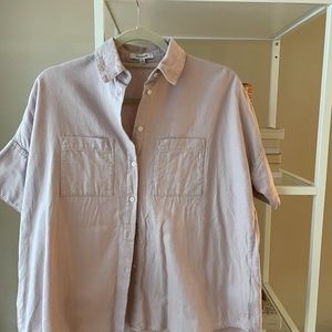 Madewell Courier Shirt in lavender